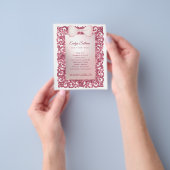 Glitzer Rahmen Rosa Bugkie Flyer (Gruppe)