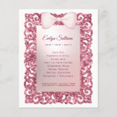 Glitzer Rahmen Rosa Bugkie Flyer (Vorne)