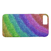 Glitzer Rainbow Case-Mate iPhone Hülle (Rückseite (Horizontal))