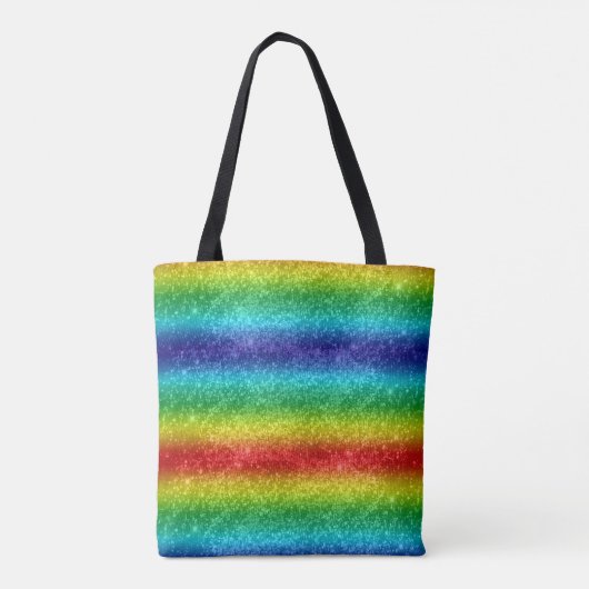 Glitzer Rainbow Tasche (Rückseite)