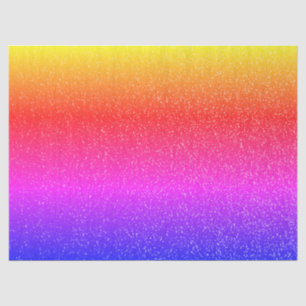 Glitzer-Rainbow-Textur-Dekoupage-Gewebe Seidenpapier