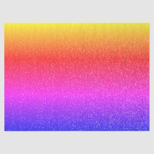 Glitzer-Rainbow-Textur-Dekoupage-Gewebe Seidenpapier (Vorderseite)