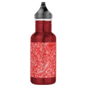 Glitzer Red Edelstahlflasche (Rechts)