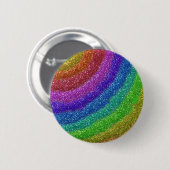 Glitzer-Regenbogen Button (Vorne & Hinten)