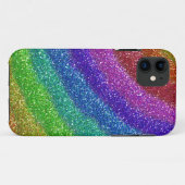 Glitzer-Regenbogen Case-Mate iPhone Hülle (Rückseite (Horizontal))