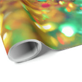 Glitzer Regenbogen Geschenkpapier (Rolleneckpunkt)