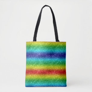 Glitzer Regenbogen Tasche