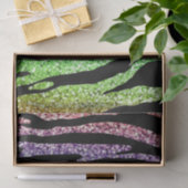 Glitzer-Regenbogen-Tiger-Streifen-Seidenpapier Seidenpapier (Geschenk)