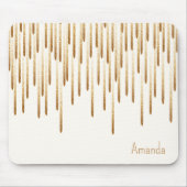 Glitzer-Regenmaus Mousepad (Vorne)