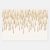 Glitzer-Regenpapier Geschenkpapier Set (Vorderseite 3)