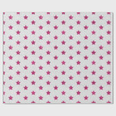 Glitzer Rosa Farblich Einfaches Design-Geschenk Geschenkpapier (Flach)