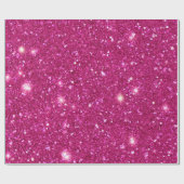 Glitzer Rosa  Geschenkpapier (Flach)