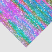 Glitzer Rosa Lila Aquamarines Blaues Girly Dekoute Seidenpapier (Ausschnitt)