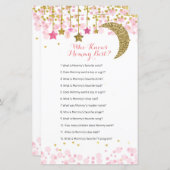 Glitzer Rosa Mond Wasserfarbe, die Mommy Best kenn (Vorne/Hinten)