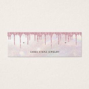 Glitzer Rosa ・ Ohrläppchen Stuhlhalter Mini-Displa