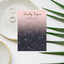 Glitzer Rosa und Schwarzer Einkommensbesitzer