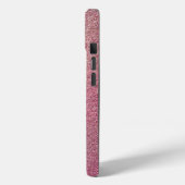 Glitzer Rose Gold Case-Mate iPhone Hülle (Rückseite / Links)