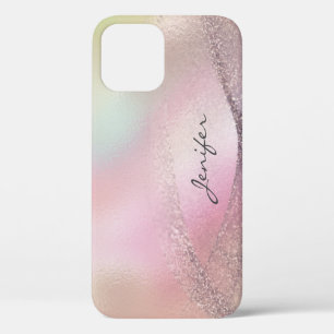 Glitzer Rose Gold holografisch abstrakt Case-Mate iPhone Hülle