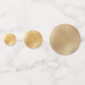 Glitzer Rose Pink Gold Girls DANKEN Konfetti (Rückseiten)