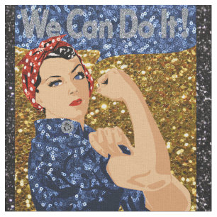 Glitzer rosen das Nietgewebe Stoff