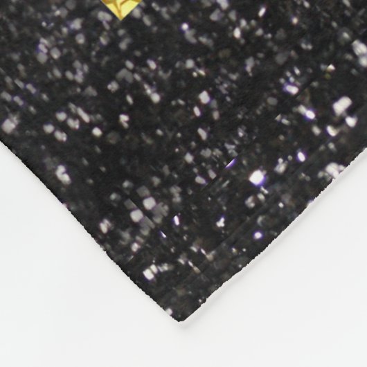 Glitzer rosen die Nietdecke Fleecedecke (Ecke)