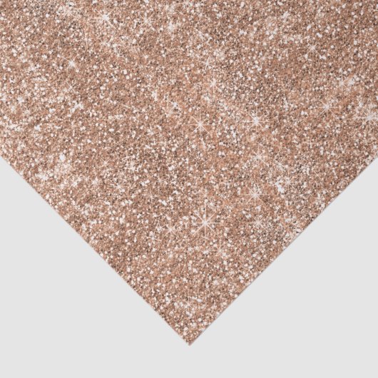 Glitzer-Rosen-GoldGlitterschein glänzend Seidenpapier (Ausschnitt)