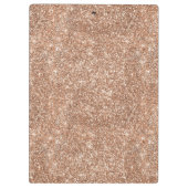 Glitzer-Rosen-GoldGlitterschein glänzendes Klemmbrett (Rückseite)