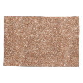 Glitzer-Rosen-Goldwasser-Flasche Kissenbezug (Rückseite)