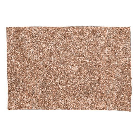 Glitzer-Rosen-Goldwasser-Flasche Kissenbezug (Vorderseite)