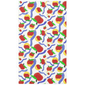 Glitzer Rosh Hashanah schießt Äpfel und Honig Tischdecke (Vorderseite)