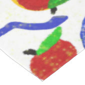 Glitzer Rosh Hashanah schießt Äpfel und Honig Tischdecke (Schrägansicht)