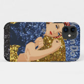 Glitzer rostig den Nieter Case-Mate iPhone Hülle (Rückseite (Horizontal))