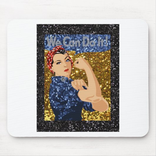 Glitzer rostig den Nieter Mousepad (Vorne)