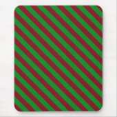 Glitzer Rot und Grün Mousepad (Vorne)
