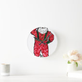 Glitzer Runde Wanduhr (Zuhause)