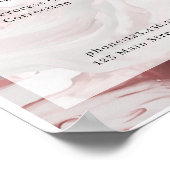 Glitzer-Salon-Preisliste Plakat (Ecke)