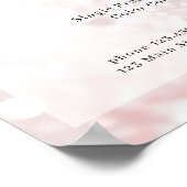 Glitzer Salon Price List Poster (Ecke)