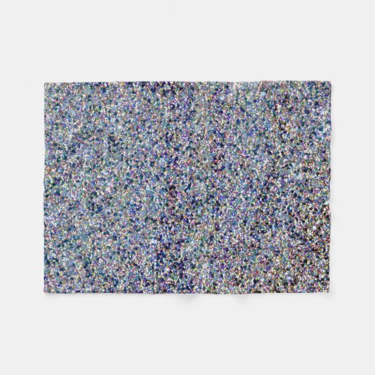 Glitzer-Schein-glänzender Schimmer-Glitzer Fleecedecke (Vorderseite (Horizontal))