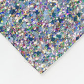 Glitzer-Schein-glänzender Schimmer-Glitzer Fleecedecke (Ecke)