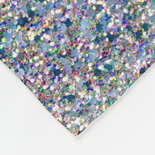 Glitzer-Schein-glänzender Schimmer-Glitzer Fleecedecke (Ecke)