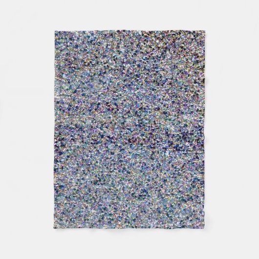 Glitzer-Schein-glänzender Schimmer-Glitzer Fleecedecke (Vorderseite)