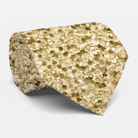 Glitzer-Schein-glänzender Schimmer Krawatte (Gerollt)