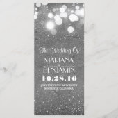 Glitzer-Schimmer-Silber-Silber-Lesegerät Programm (Vorderseite)