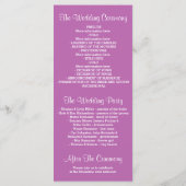 Glitzer schimmert lila Lichteffekt Programm (Rückseite)