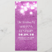 Glitzer schimmert lila Lichteffekt Programm (Vorderseite)