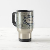 Glitzer Schnee 15 oz. Reisebusch Reisebecher (Vorderseite Links)