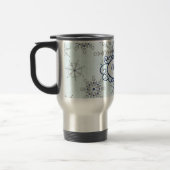 Glitzer Schnee 15 oz. Reisebusch Reisebecher (Links)