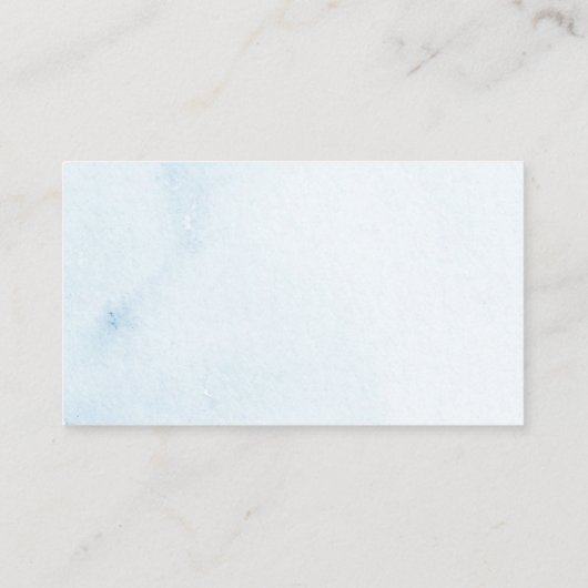 Glitzer Schneeflocken Recia Brautparty Begleitkarte (Rückseite)