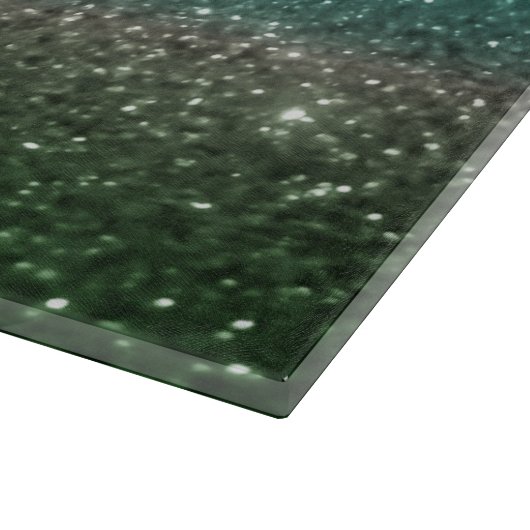 Glitzer Schneidebrett (Ecke)