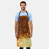 Glitzer Schürze (Getragen)